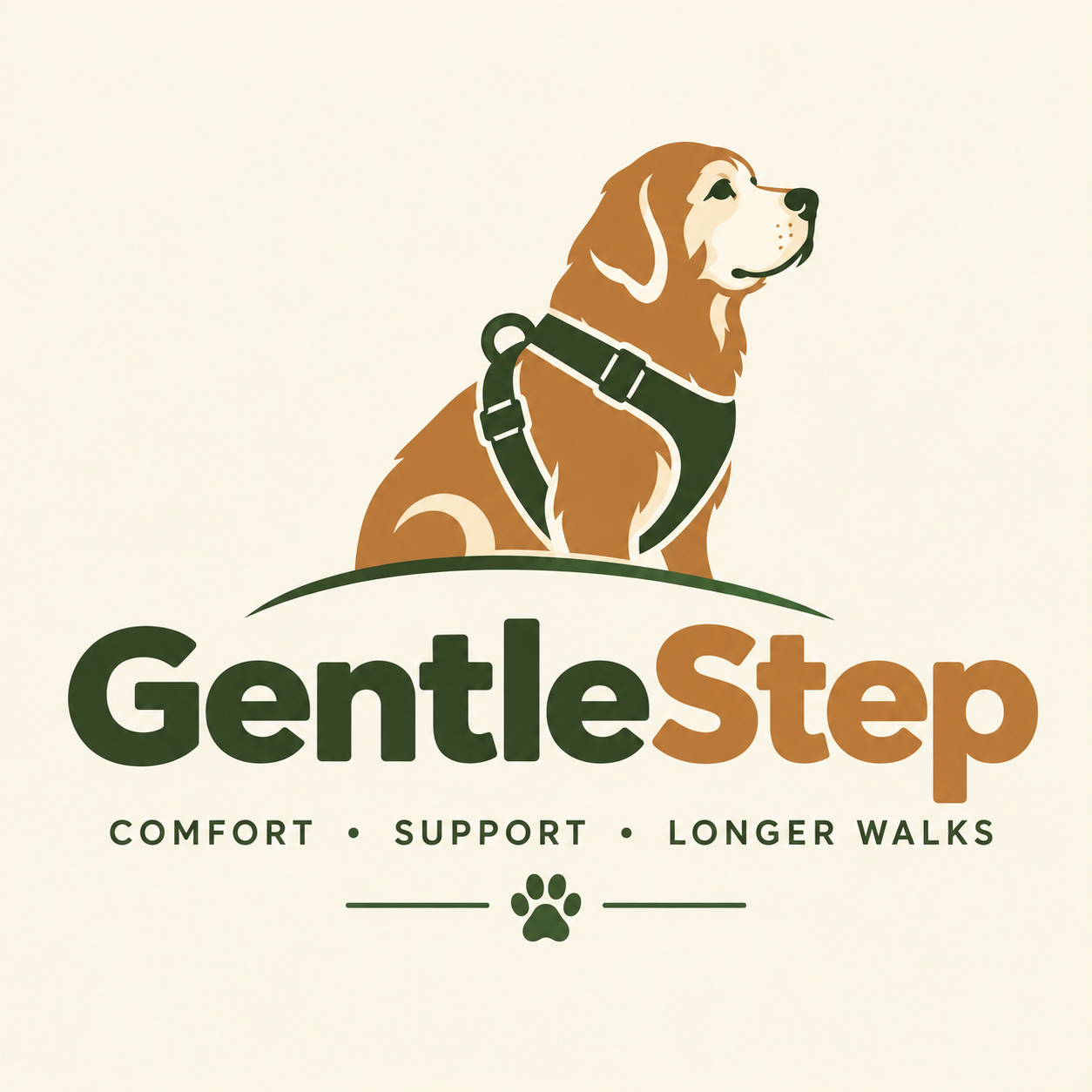 GentleStep senior dog mobility brand